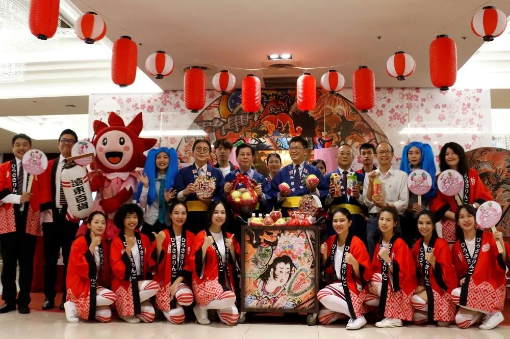 台中大遠百「弘前市文化物產展」登場