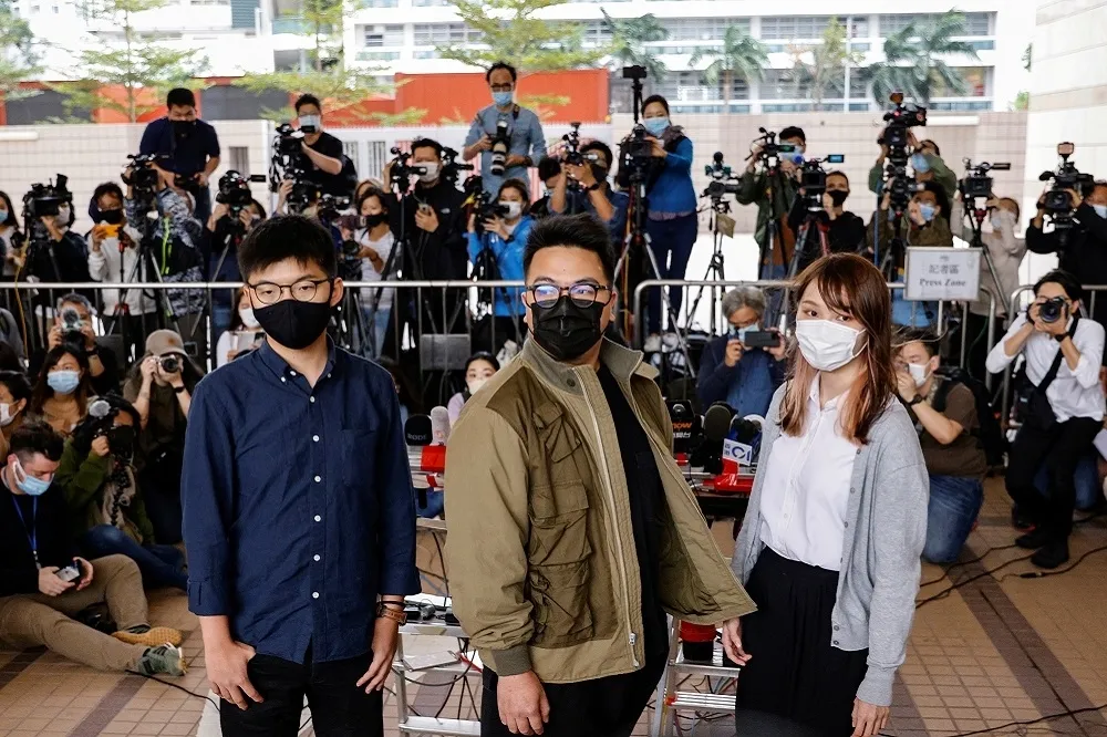 風蕭易水　為黃之鋒們壯行色