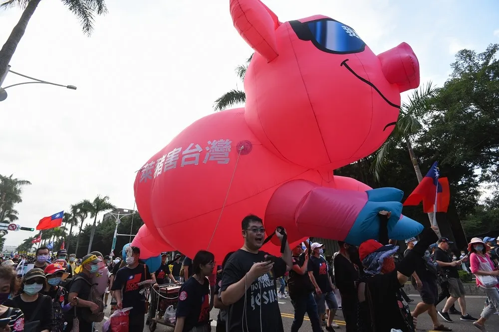 【台灣民意基金會民調】蔡政府未能說服大眾　67%民眾不贊同美萊豬進口