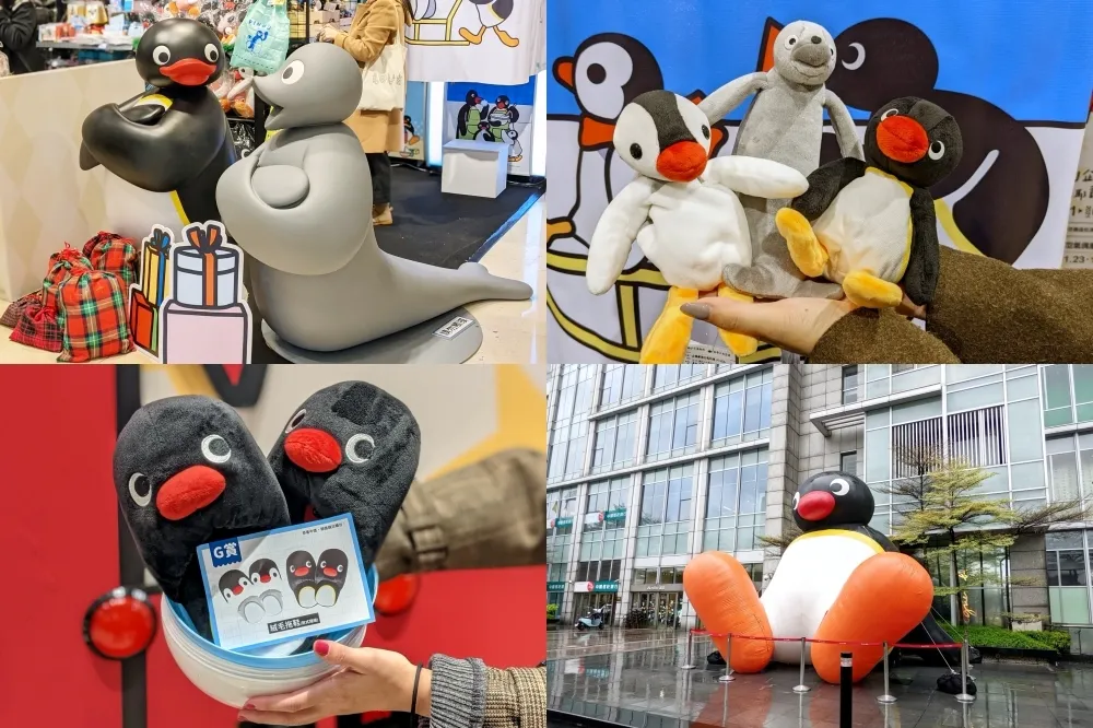 【有片】6 米高 Pingu 充氣氣偶現身！企鵝家族「40 週年耶誕樂園快閃店」12/1 進駐信義誠品