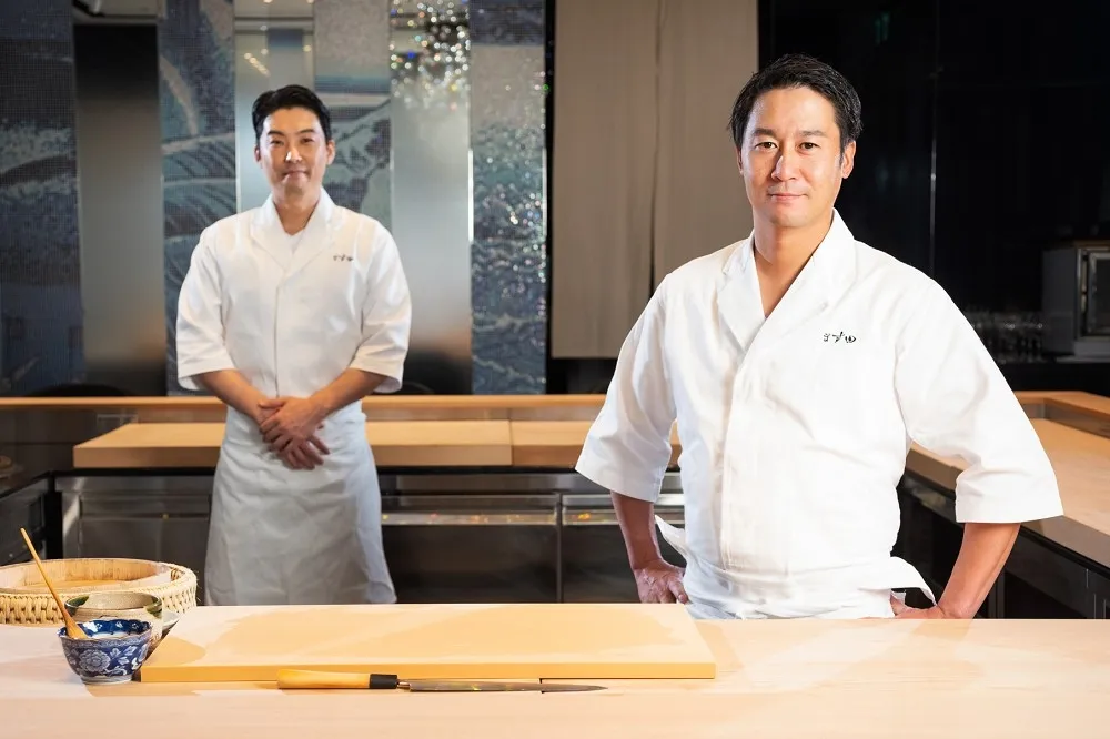 東京米其林二星「鮨增田」進駐文華滿週年！增田勵主廚親自來台與台北主廚小杉秀樹四手聯烹　