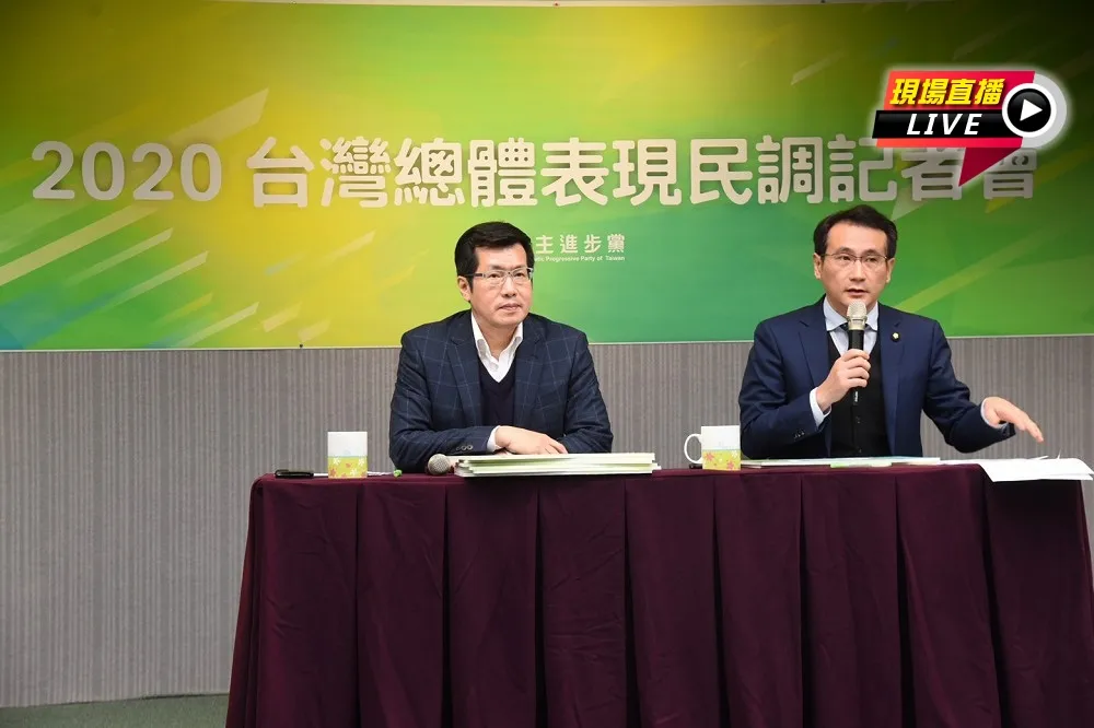 【直播】民進黨民調記者會：「2020台灣總體表現」