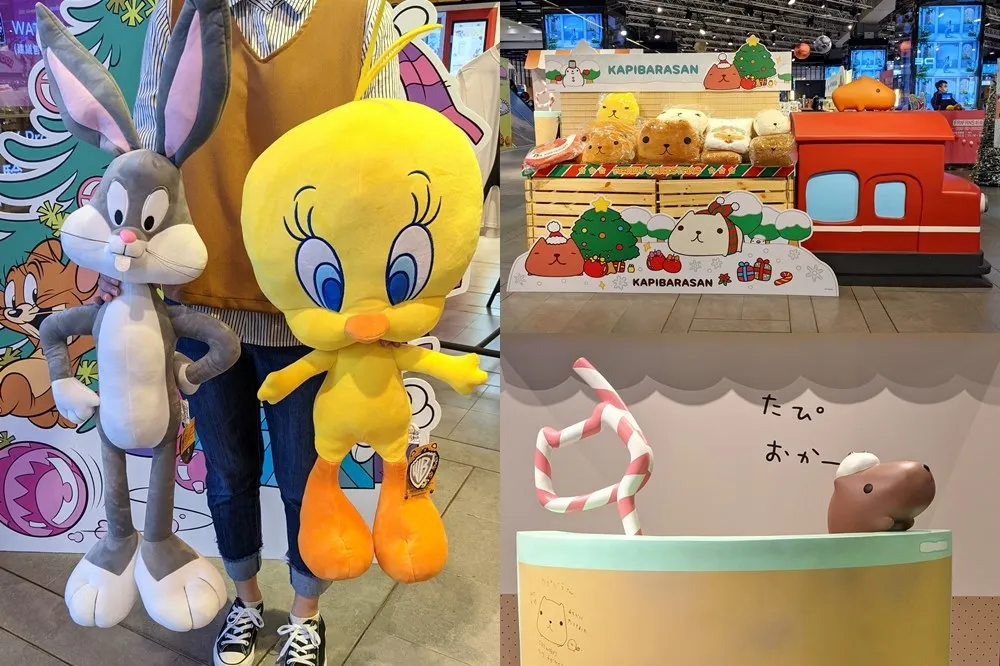 【有片】交換禮物這裡找！湯姆貓與傑利鼠、樂一通、水豚君主題快閃店 1/5 前齊聚三創