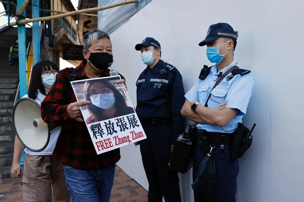 【新冠肺炎】疫情初期前進武漢報導　中國公民記者張展因「尋釁滋事」將被關4年