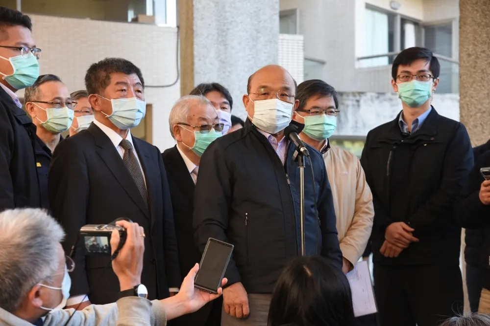 真的「萊」了　蘇貞昌4日視察台北港逐批查驗情況