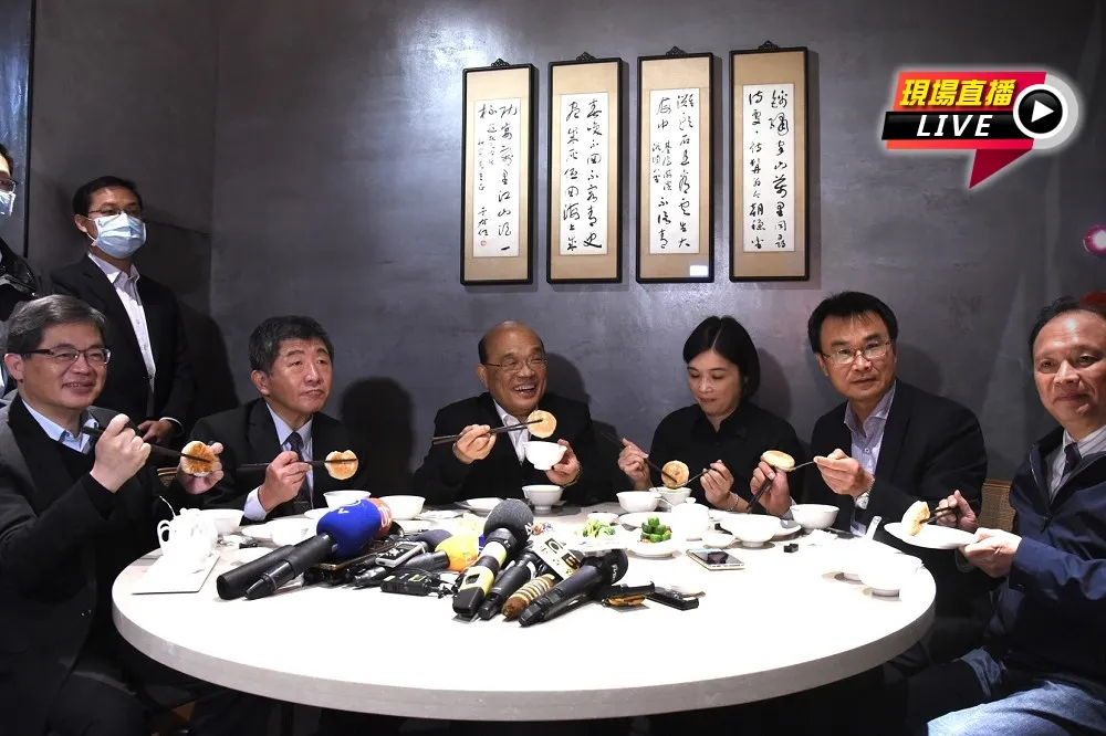 【直播】品嚐台灣豬美食　蘇貞昌、陳時中前往朱記　