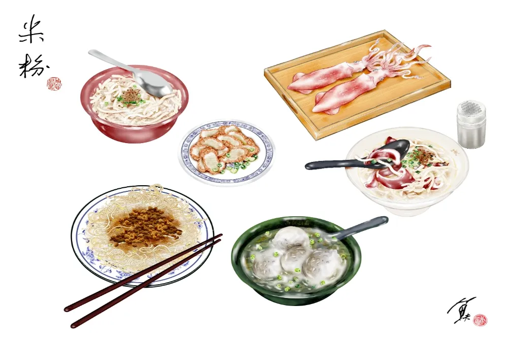 【有片】台北小吃米粉推薦！日據時代就有的大稻埕旗魚米粉