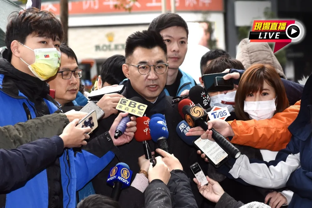 【直播】力拚反萊豬公投　江啟臣出席台北連署記者會