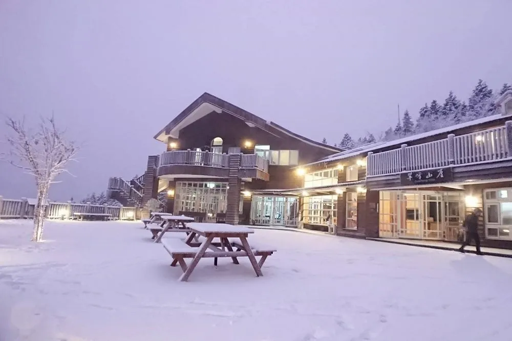 【冰雪奇緣圖輯】太平山翠峰湖一夜白頭　彷彿進入北歐銀白世界