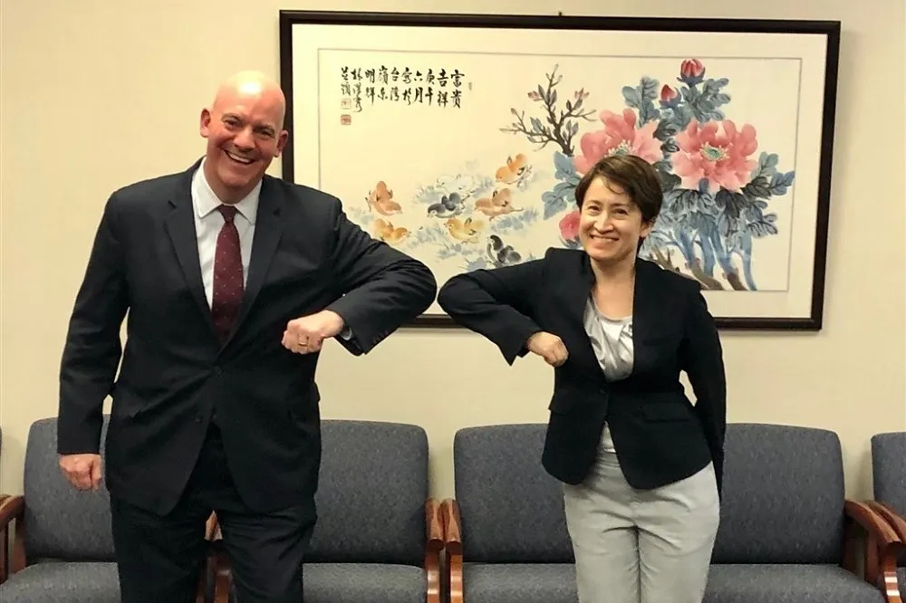 【2次會面】美國務院政軍局助卿古柏會晤蕭美琴　蕭不願對會面多做說明