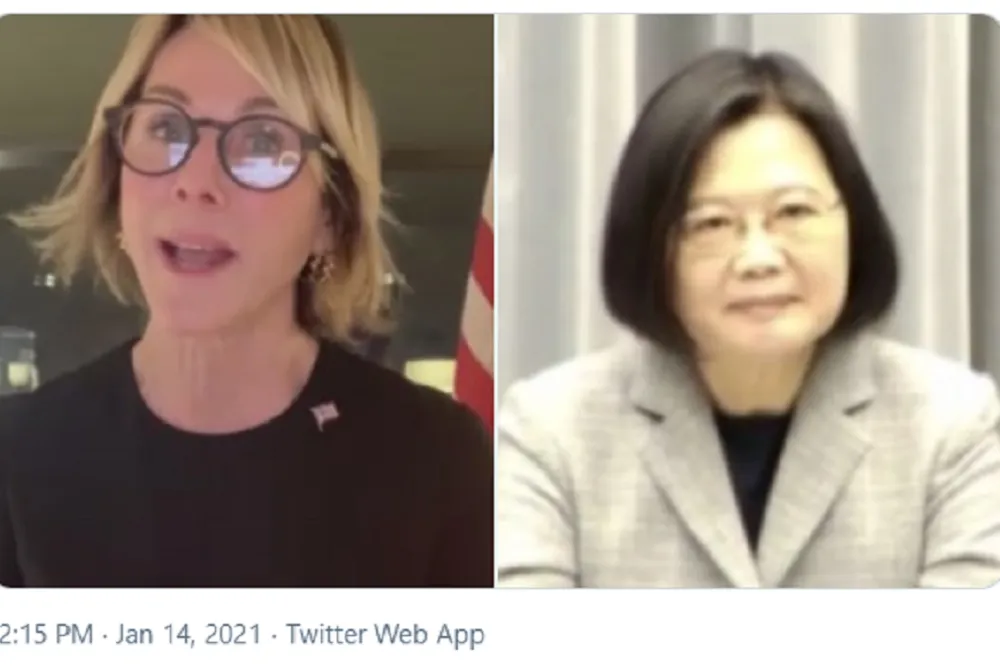 克拉夫特與蔡英文視訊　會後推文挺台：美國與台灣站在一起