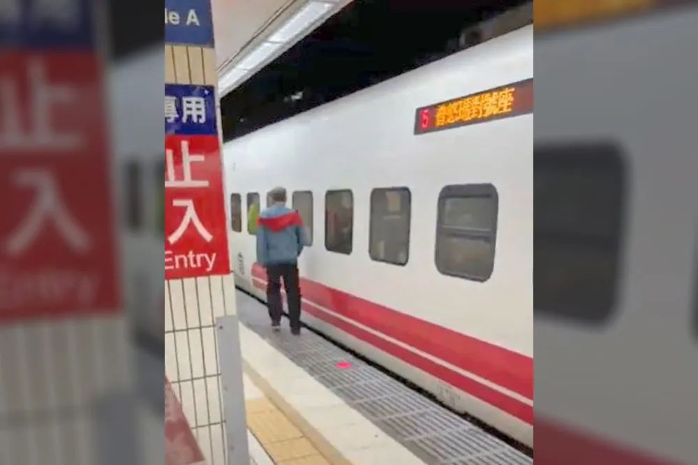 【有片】酒醉男子咆哮鬧事　台鐵女站務員高喊「有人要攻擊她」
