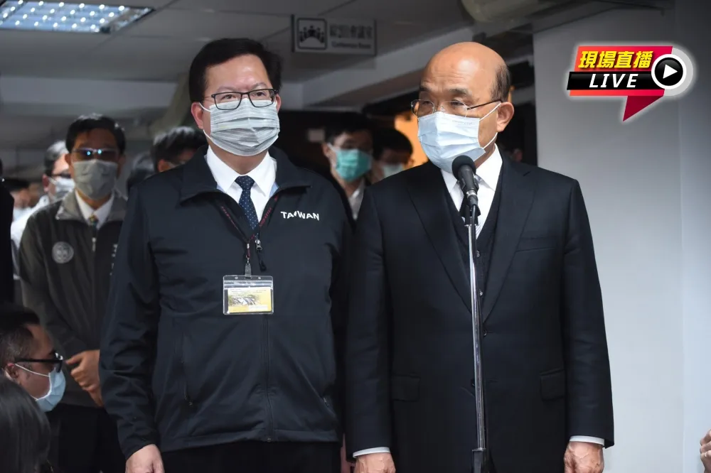 【直播】挺進桃園防疫前線　蘇貞昌與鄭文燦火線受訪