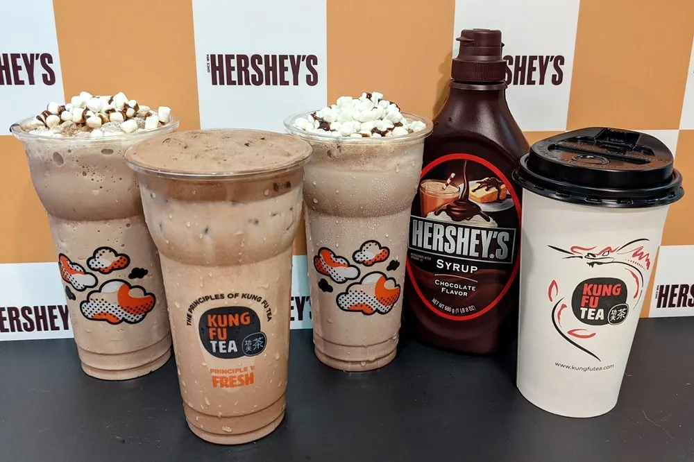 4/1~4/30 第 2 杯 5 折！美國功夫茶 ╳ HERSHEY'S 跨界聯名推出 3 款巧克力手搖飲