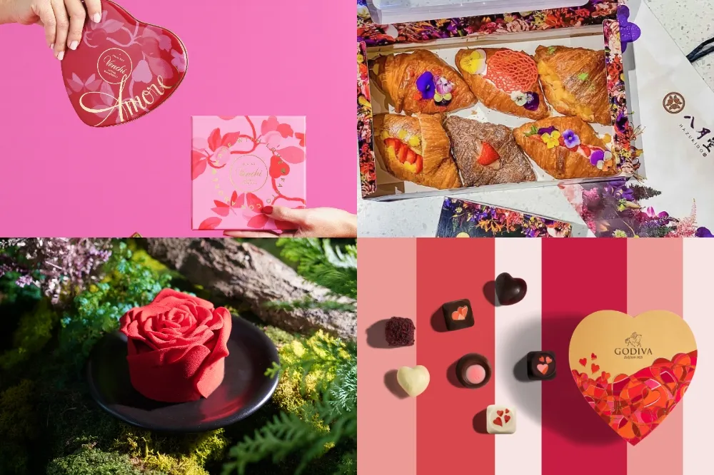 告白必備！BAC玫瑰花蛋糕、GODIVA、吉那圈　8 款情人節限定甜點推薦