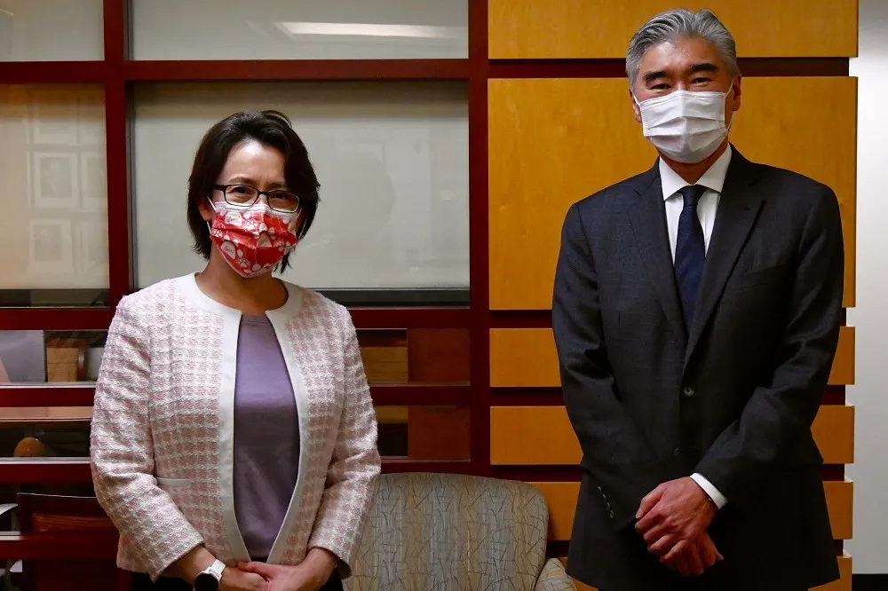 【拜登任內首次】蕭美琴受邀進入國務院　與亞太助卿會談　