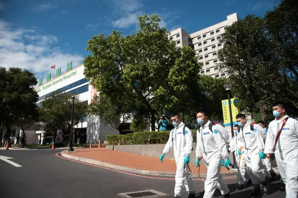 部桃重新營運前夕　陸軍35名化學兵再次進駐分層消毒
