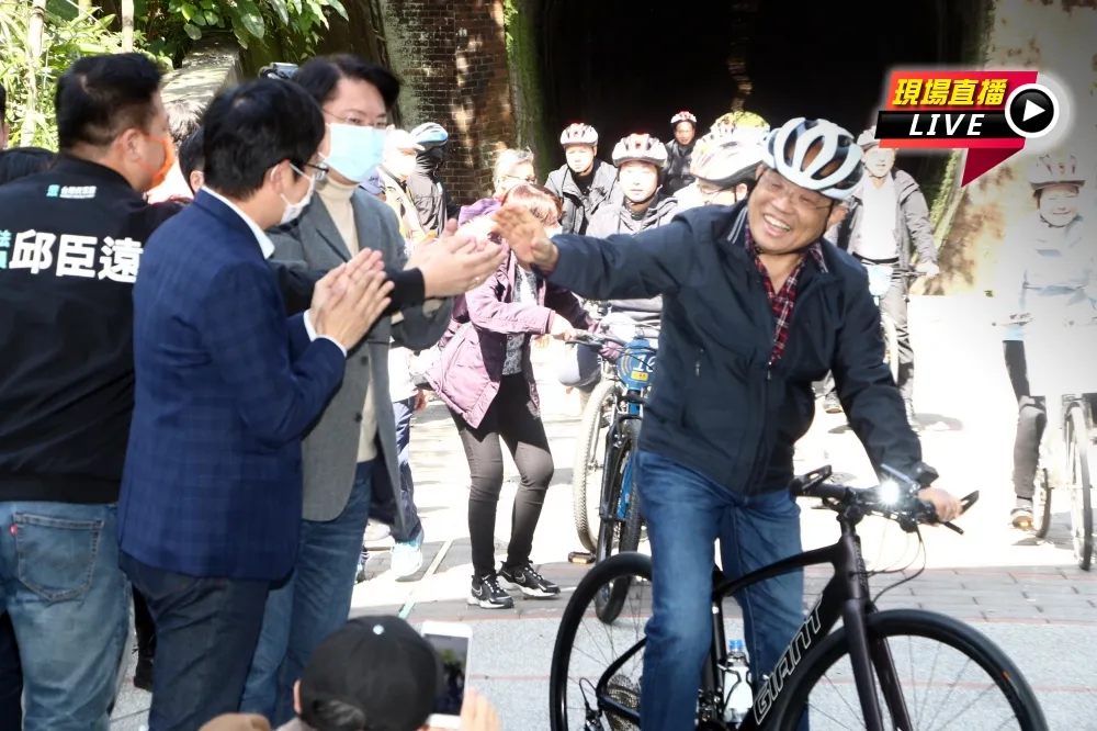 【直播】河濱自行車道一路到基隆！　蘇貞昌騎鐵馬視察