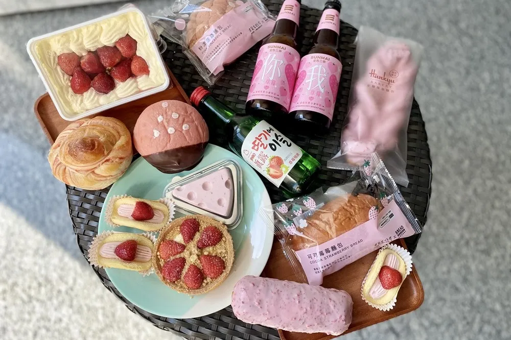 【有片】全聯 We Sweet 草莓季登場！3/25 前推出 15 款「草莓甜點」　金色三麥「濃情草莓啤酒」同步限量販售
