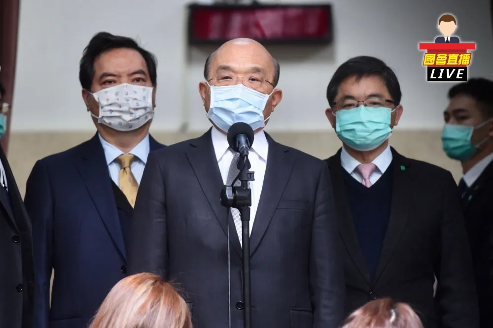 【國會直播】蘇揆立院報告「新冠篩檢、疫苗整備及百億養豬基金」