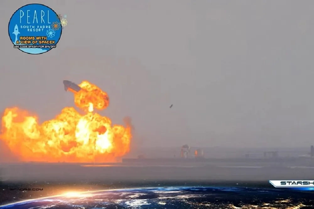 SpaceX 星艦成功降落卻爆炸起火　馬斯克：RIP，只是「光榮放電」