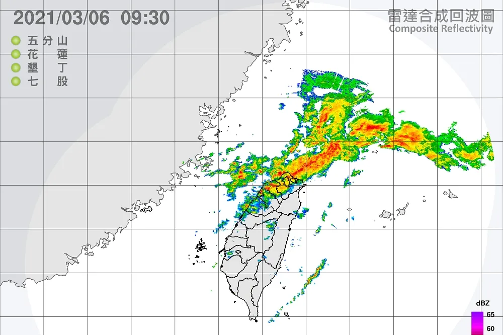 越晚雨越大、慎防雷陣雨　7日北台溫度驟降6度