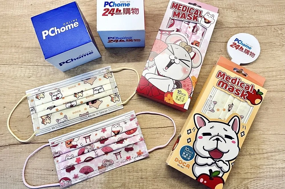 PChome 24購物 3/15 獨家開賣！「好想兔」、「豆卡頻道」醫療口罩可愛登場