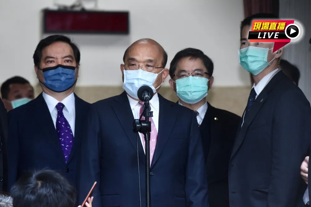 【直播】蘇貞昌立院報告　備詢前媒體聯訪