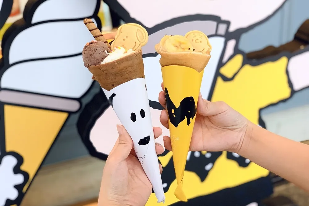 【有片】史努比、查理布朗專屬可麗餅開吃！gelato pique café 攜手花生漫畫　打造 3 款限定甜點與系列周邊