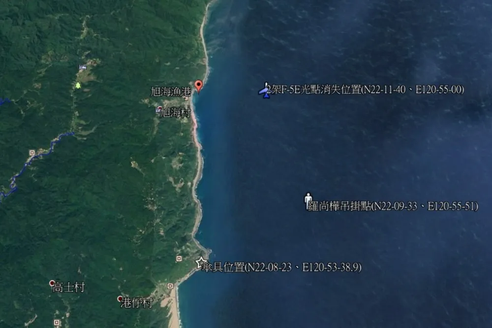 【戰機擦撞1死1失蹤】已出動14架次搜救機、海巡署6艇　海空持續搜尋飛官潘穎諄