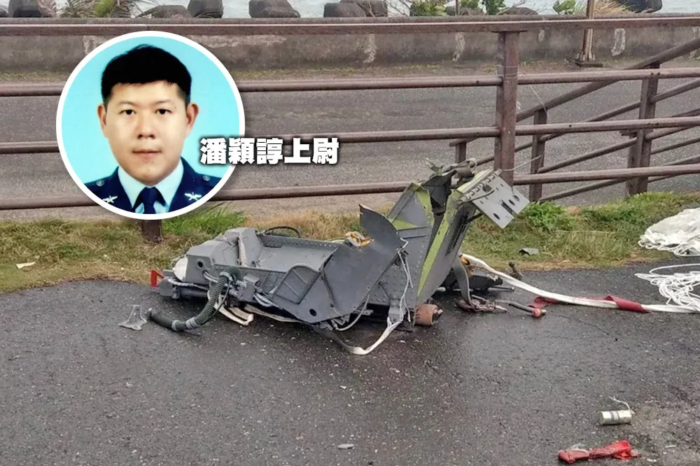 【F-5E擦撞1死1失蹤】潘穎諄仍然失聯　屏東九棚岸際發現機體殘骸及飛行靴