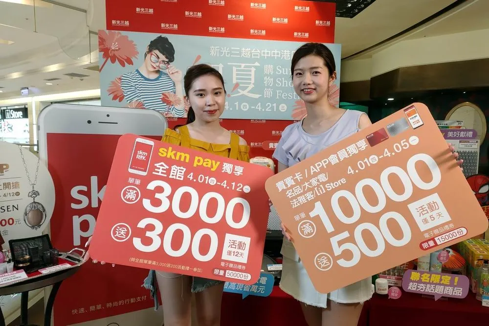 台中百貨購物節　新光三越整妝出發壓軸登場
