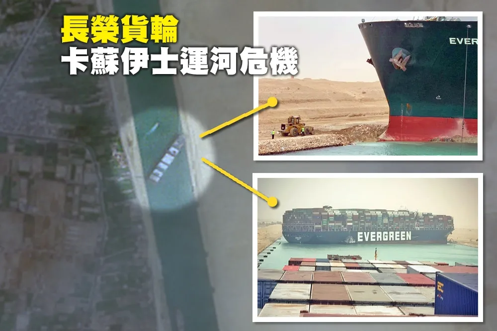 長榮貨輪卡蘇伊士運河　關鍵資訊總整理