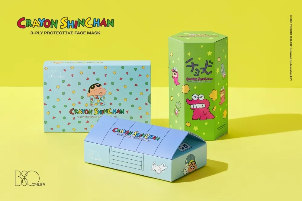 【有片】可愛包裝必須收藏！「BioMask 蠟筆小新口罩」4/6 PChome 24h 購物獨家線上販售