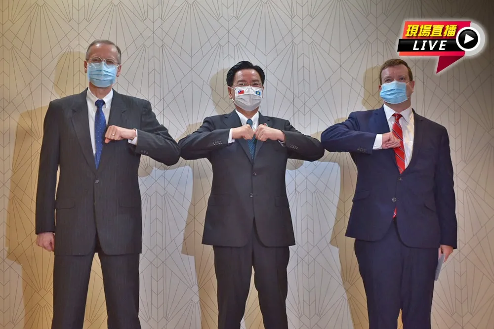 【直播】台美聯合聲明　美駐帛大使×吳釗燮×酈英傑對外談話