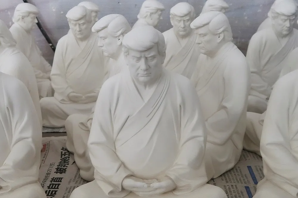 「川普佛像」現蹤中國　淘寶賣家：已賣數十尊