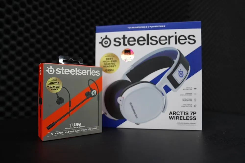 尊爵不凡！ Arctis 7P 無線、TUSQ 入耳式  SteelSeries 賽睿電競耳機介紹