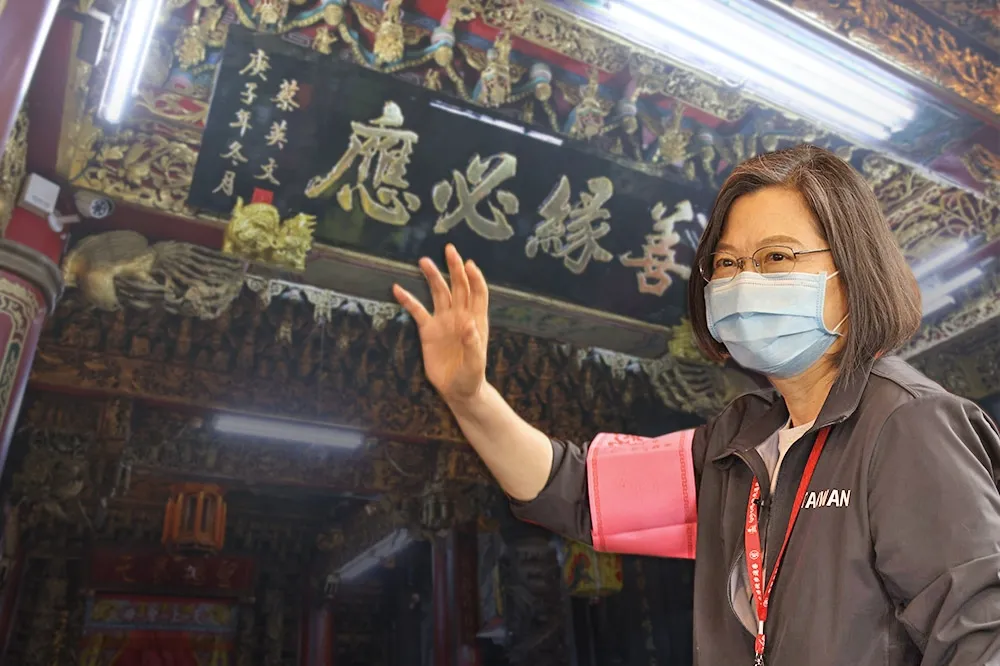 【媽祖情緣】蔡英文2019隨香人氣由黑翻紅　今年親製匾額送白沙屯媽和北港媽