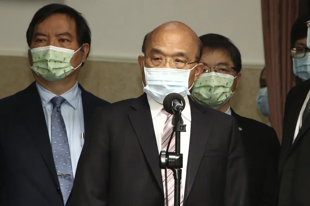 【丁怡銘嗆立院】蘇貞昌「沒聽到」張景森酸用徒者亡　共勉一起為國家做事