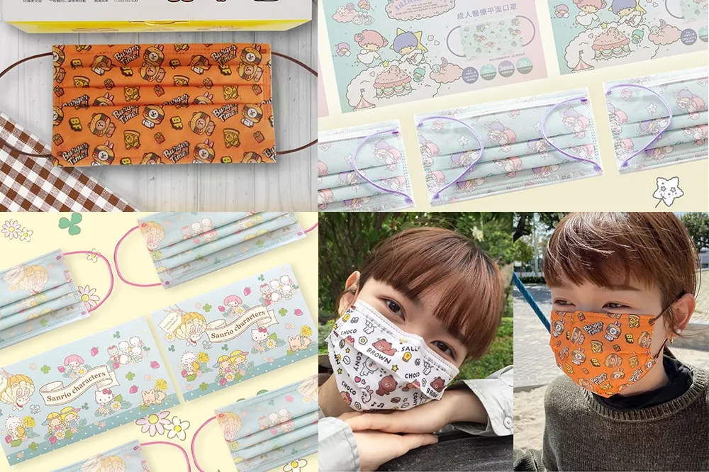 【影片】三麗鷗、LINE FRIENDS 新商品　5 款超萌口罩一次看