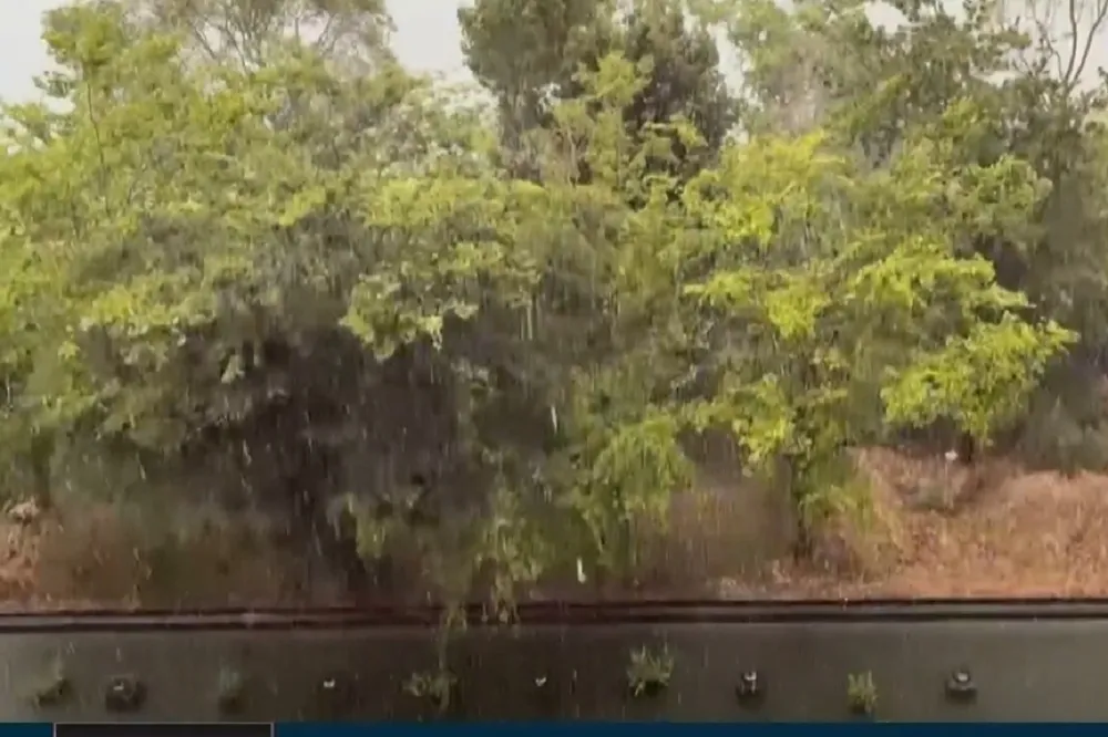 南投人嗨爆！日月潭午後下大雨　「對水庫不無小補」