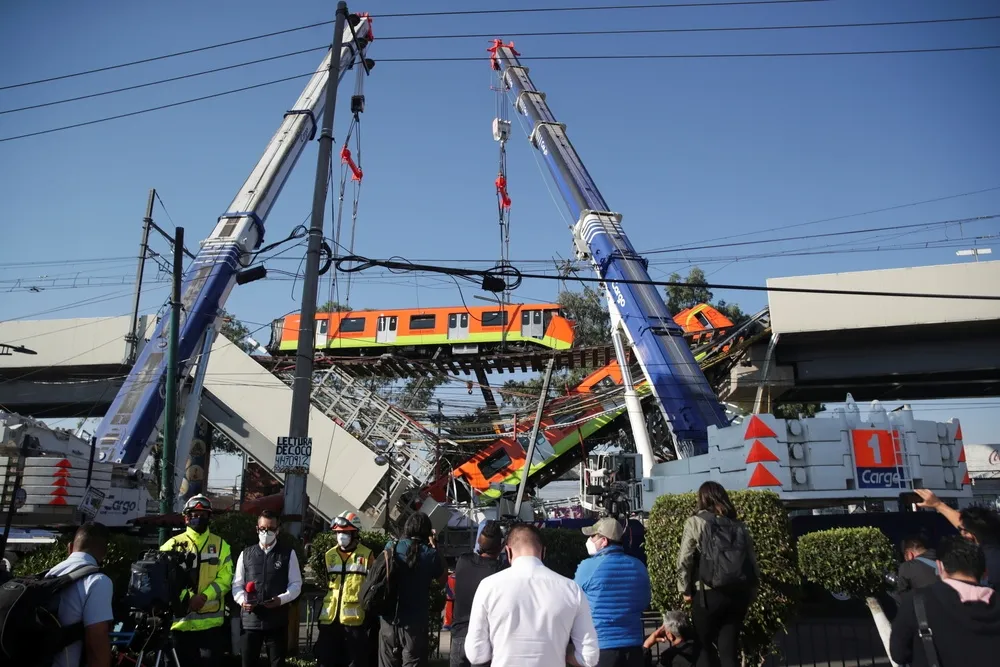 結構設計隱憂成死亡事故主因？　墨西哥對地鐵出軌展開調查