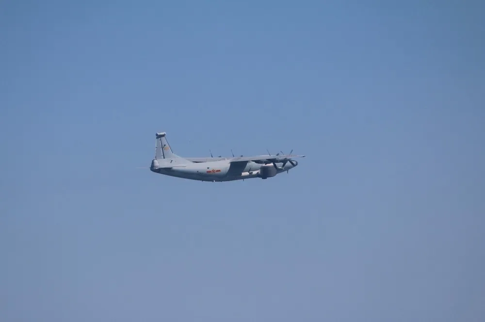解放軍機一早擾台遭廣播驅離　5月闖我空域第九次 