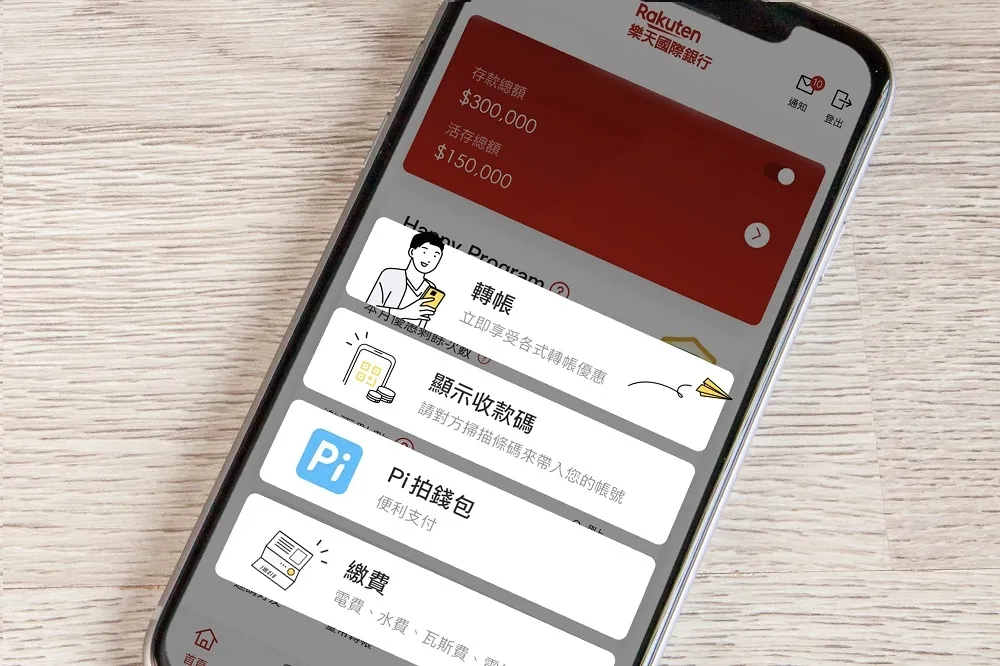 樂天國際銀行宣布與Pi拍錢包合作　兩大生態圈合作金融場景佈建
