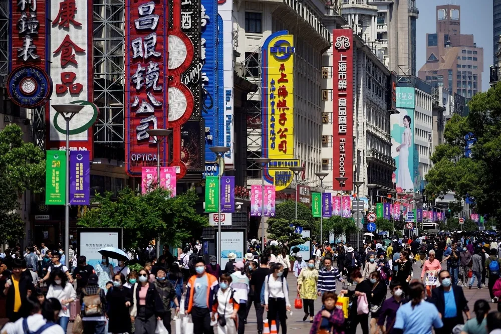 中國4月零售總額年增17.7% 顯疲軟　網購、新興產業夯