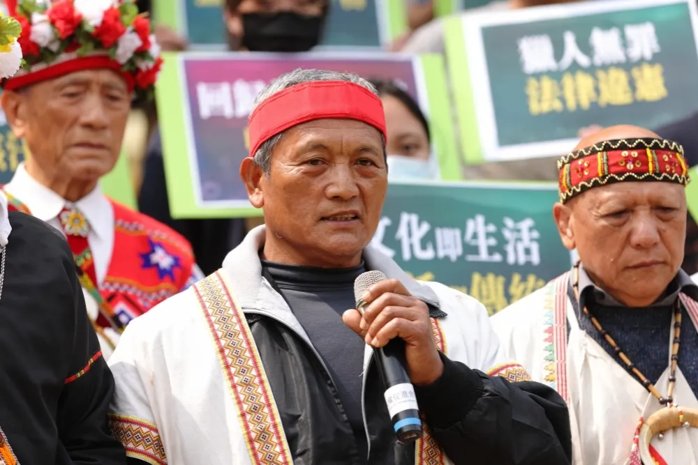 第2任就職周年　蔡英文特赦布農族獵人王光祿「情可憫恕」