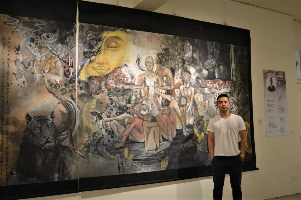 2021春季海峽青年藝術聯展～《人間客  花間集》 因疫情爆發 展覽中途改為「類線上展」