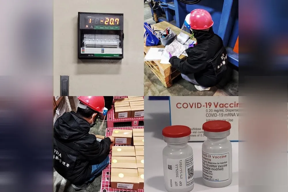 蘇貞昌曝莫德納零下20°C倉儲作業照　蔡總統PO堅持抗疫片讚國人