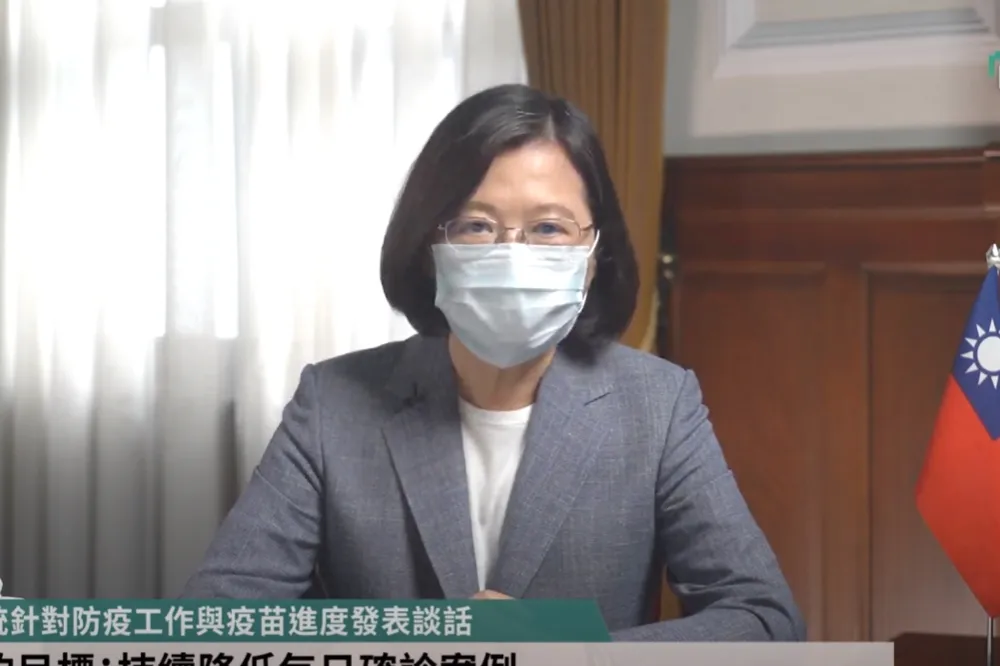 嚴正否認國產疫苗有炒股　蔡英文：有具體指控依法嚴查