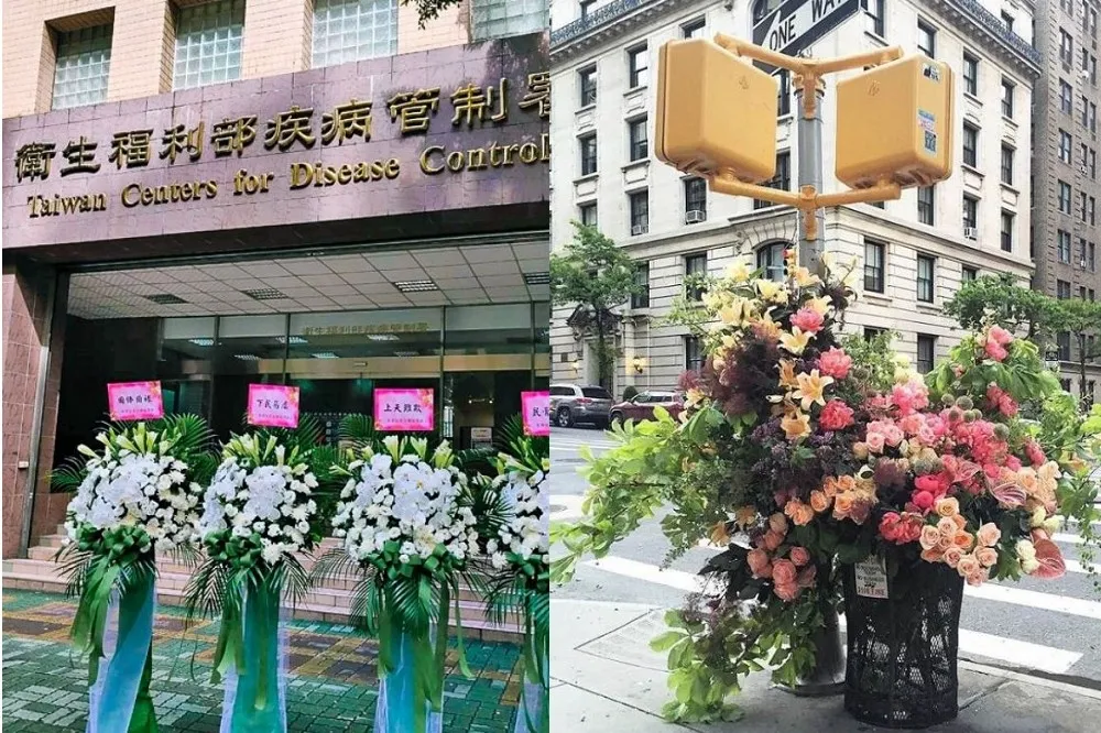 李濠仲專欄：你拿花圈洩憤　紐約人用「花藝」替醫護打氣